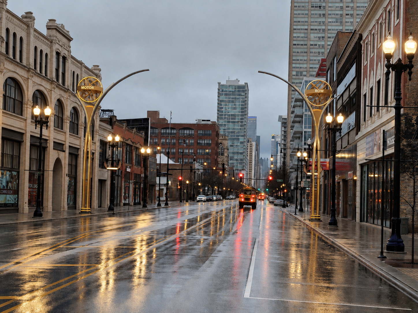 MICHIGAN AVE STREETSCAPE