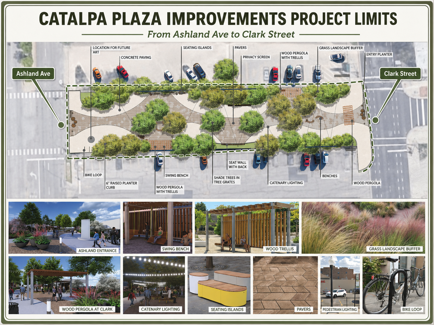 CATALPA AVE PLAZA IMPROVEMENTS